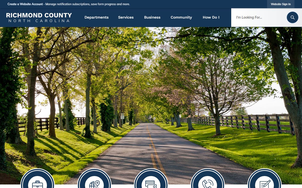 Richmond County government website
