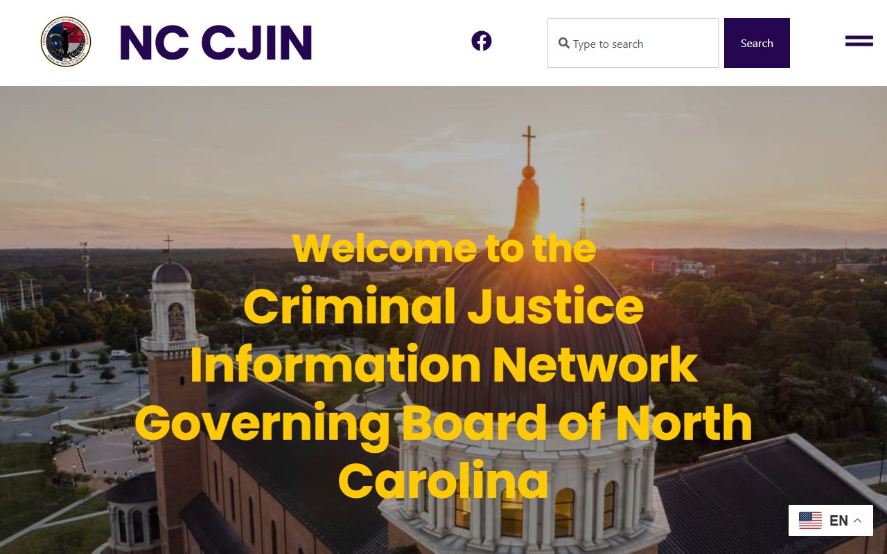 North Carolina Criminal Justice Information Network for court docket data